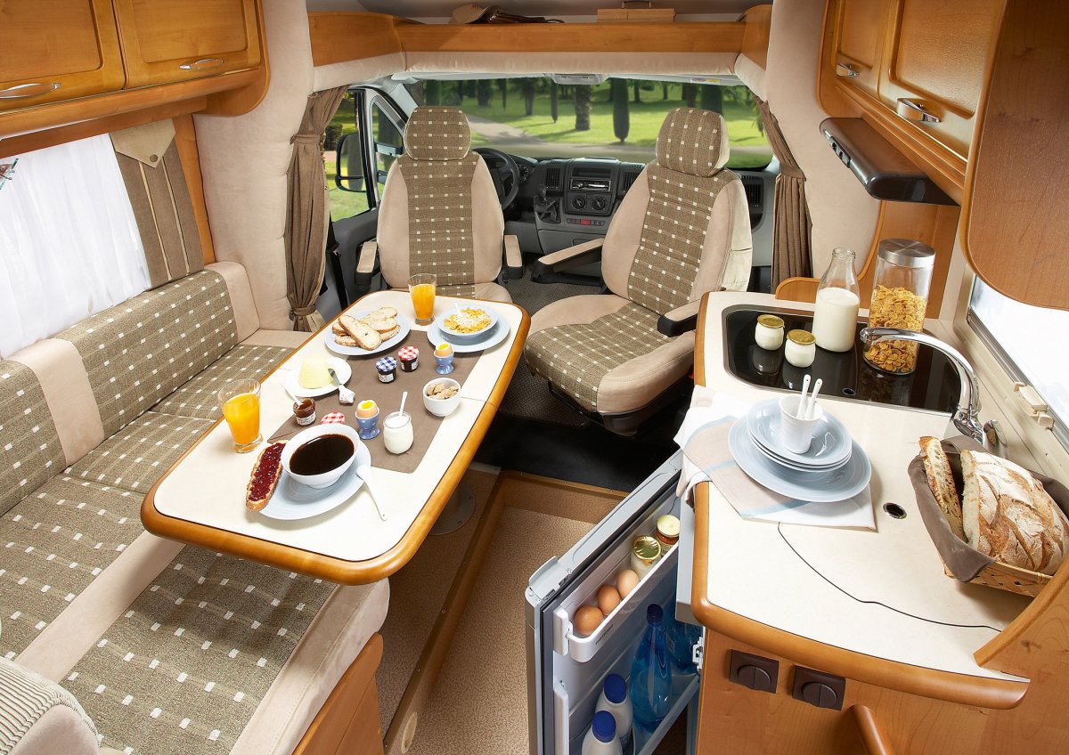 intérieur camping car